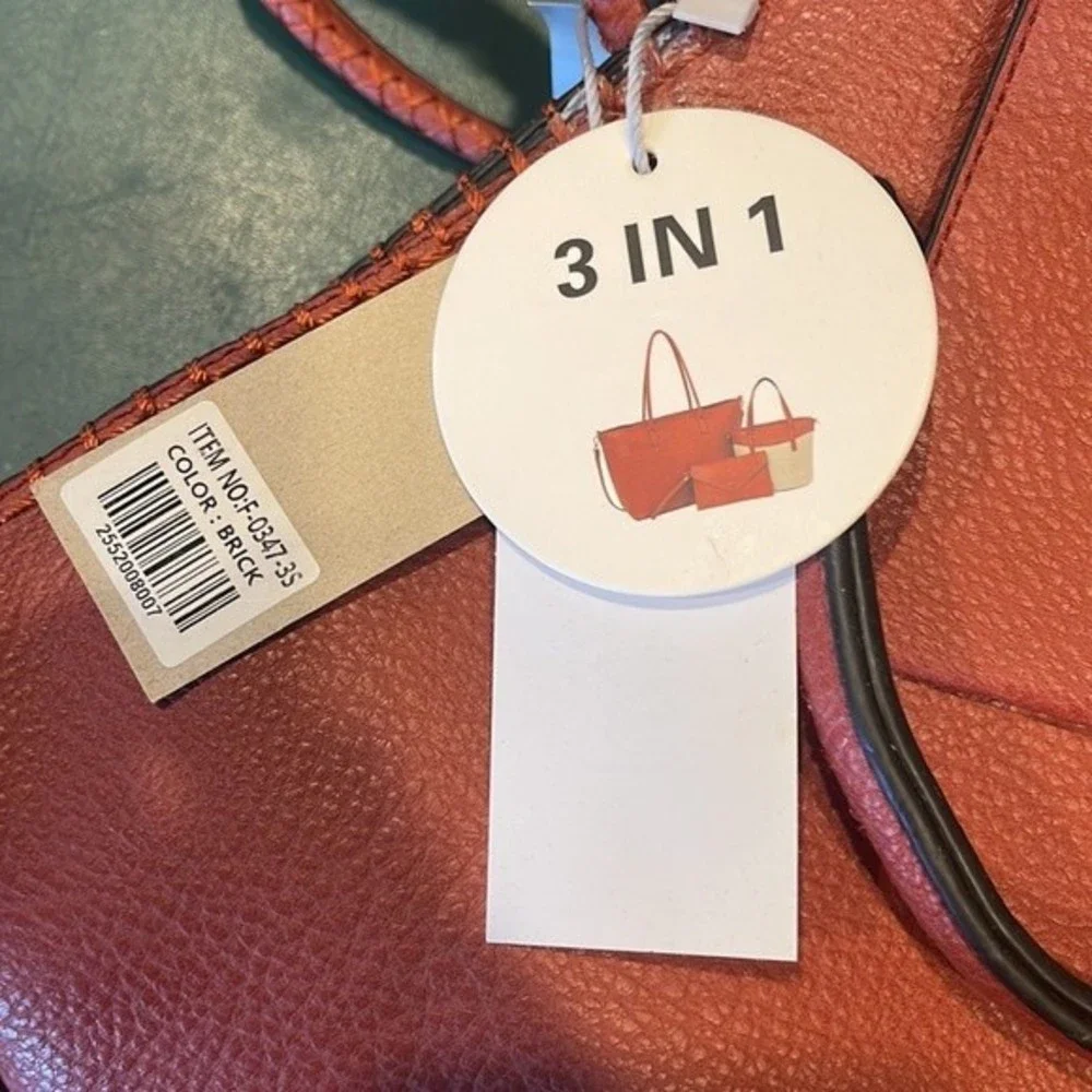 Calin Collection 3 in 1 Vegan bag nwt - Picture 5 of 12